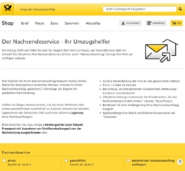 Nachsendeauftrag Formular - Deutsche Post - Online Ausfüllen